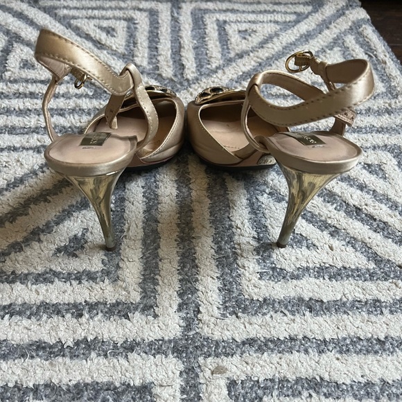 BCBGMAXAZRIA colored stone platform heels - Picture 2 of 4